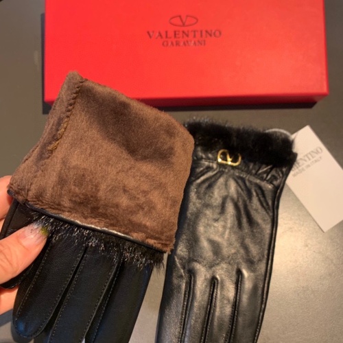 Replica Valentino Gloves For Women #1166734 $56.00 USD for Wholesale