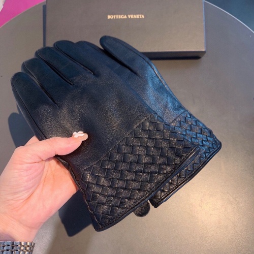 Replica Bottega Veneta BV Gloves For Men #1166739 $60.00 USD for Wholesale