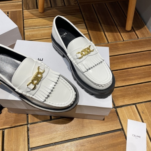 Replica Celine Leather Shoes For Women #1166919 $108.00 USD for Wholesale