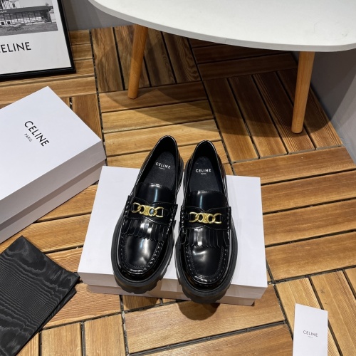 Replica Celine Leather Shoes For Women #1166921 $108.00 USD for Wholesale