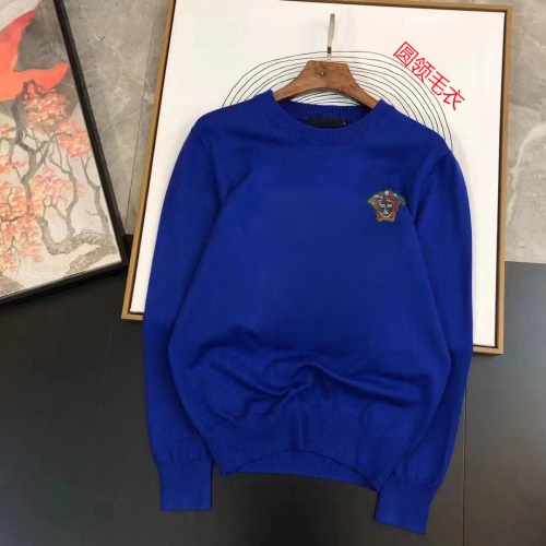 Replica Versace Sweaters Long Sleeved For Men #1166972, $45.00 USD, [ITEM#1166972], Replica Versace Sweaters outlet from China