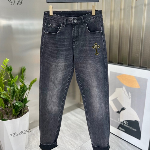 Replica Chrome Hearts Jeans For Men #1167302, $48.00 USD, [ITEM#1167302], Replica Chrome Hearts Jeans outlet from China