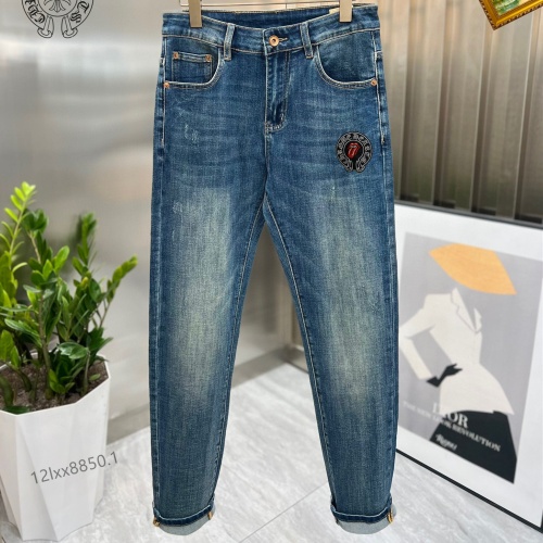 Replica Chrome Hearts Jeans For Men #1167343, $48.00 USD, [ITEM#1167343], Replica Chrome Hearts Jeans outlet from China