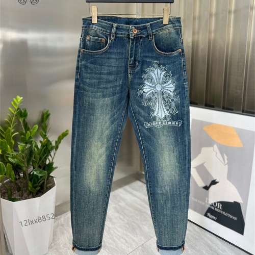 Replica Chrome Hearts Jeans For Men #1167344, $48.00 USD, [ITEM#1167344], Replica Chrome Hearts Jeans outlet from China