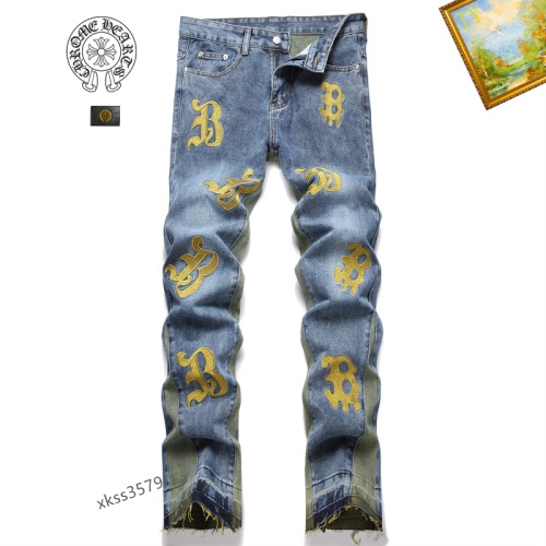 Replica Chrome Hearts Jeans For Men #1167377, $48.00 USD, [ITEM#1167377], Replica Chrome Hearts Jeans outlet from China