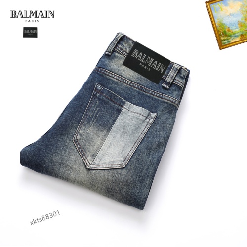 Replica Balmain Jeans For Men #1167378, $48.00 USD, [ITEM#1167378], Replica Balmain Jeans outlet from China