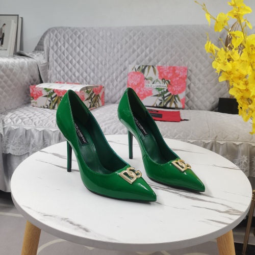 Replica Dolce &amp; Gabbana D&amp;G High-Heeled Shoes For Women #1168806, $130.00 USD, [ITEM#1168806], Replica Dolce &amp; Gabbana D&amp;G High-Heeled Shoes outlet from China