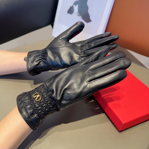 Replica Valentino Gloves For Women #1169546 $48.00 USD for Wholesale
