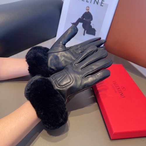Replica Valentino Gloves For Women #1169548 $48.00 USD for Wholesale