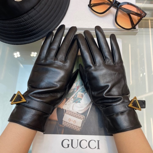 Replica Bottega Veneta BV Gloves For Women #1169712 $48.00 USD for Wholesale