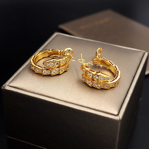 Replica Bvlgari Earrings For Women #1171363 $25.00 USD for Wholesale