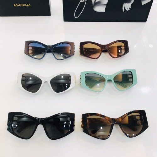 Replica Balenciaga AAA Quality Sunglasses #1172094 $60.00 USD for Wholesale
