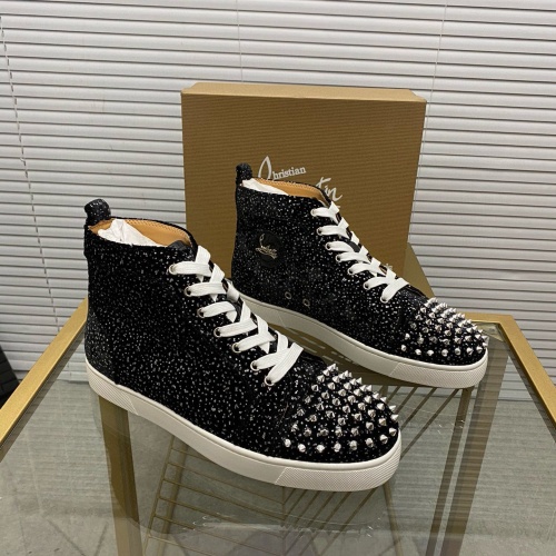 Replica Christian Louboutin High Top Shoes For Men #1172342, $98.00 USD, [ITEM#1172342], Replica Christian Louboutin High Top Shoes outlet from China
