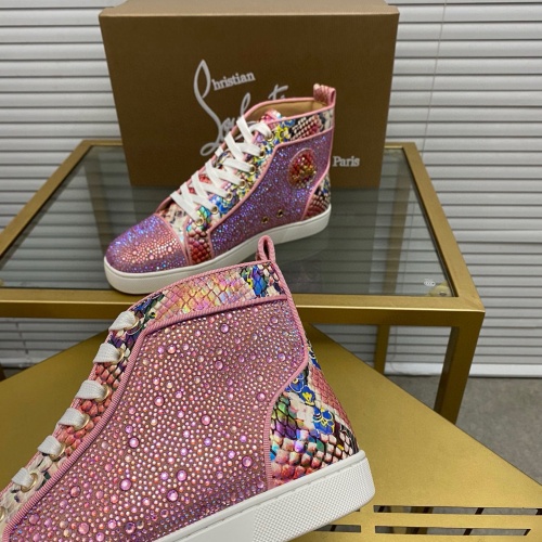 Replica Christian Louboutin High Top Shoes For Men #1172344 $100.00 USD for Wholesale