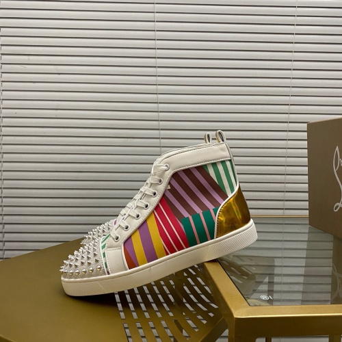 Replica Christian Louboutin High Top Shoes For Men #1172353 $92.00 USD for Wholesale