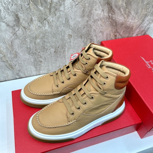 Replica Salvatore Ferragamo High Tops Shoes For Men #1172433, $135.00 USD, [ITEM#1172433], Replica Salvatore Ferragamo High Tops Shoes outlet from China
