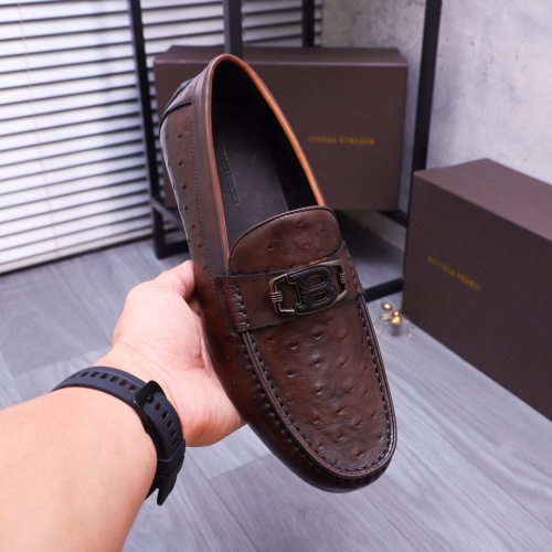 Replica Bottega Veneta BV Leather Shoes For Men #1172461 $80.00 USD for Wholesale