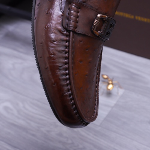 Replica Bottega Veneta BV Leather Shoes For Men #1172461 $80.00 USD for Wholesale