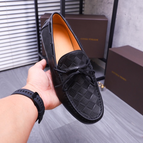 Replica Bottega Veneta BV Leather Shoes For Men #1172463 $80.00 USD for Wholesale
