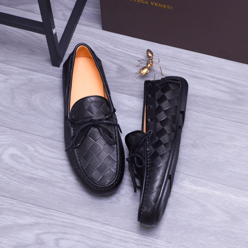 Replica Bottega Veneta BV Leather Shoes For Men #1172463 $80.00 USD for Wholesale