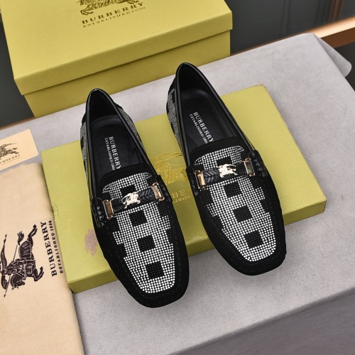 Replica Burberry Leather Shoes For Men #1172497 $76.00 USD for Wholesale