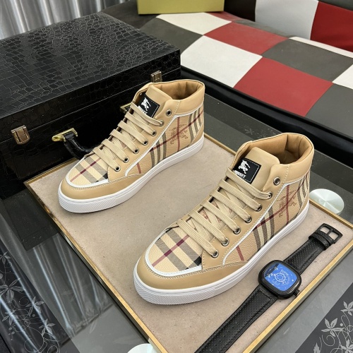 Replica Burberry High Tops Shoes For Men #1172616 $80.00 USD for Wholesale