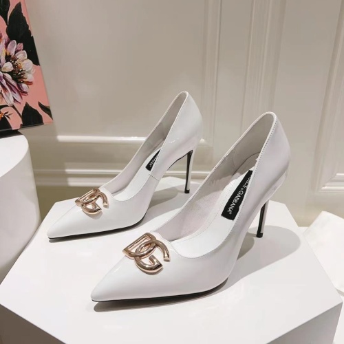 Replica Dolce &amp; Gabbana D&amp;G High-Heeled Shoes For Women #1172634, $115.00 USD, [ITEM#1172634], Replica Dolce &amp; Gabbana D&amp;G High-Heeled Shoes outlet from China