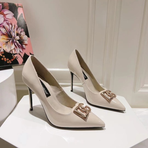 Replica Dolce &amp; Gabbana D&amp;G High-Heeled Shoes For Women #1172636, $115.00 USD, [ITEM#1172636], Replica Dolce &amp; Gabbana D&amp;G High-Heeled Shoes outlet from China