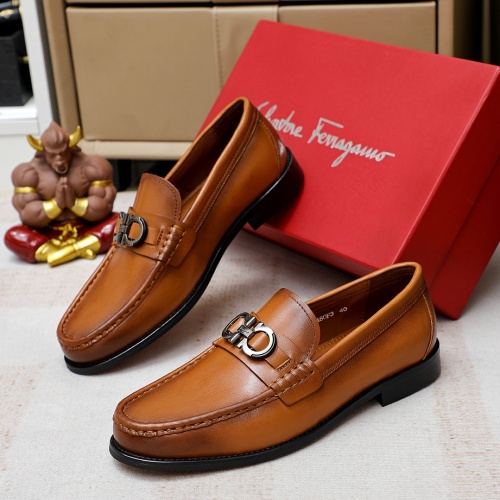Replica Salvatore Ferragamo Leather Shoes For Men #1172691, $80.00 USD, [ITEM#1172691], Replica Salvatore Ferragamo Leather Shoes outlet from China