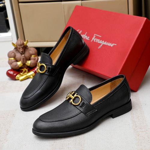 Replica Salvatore Ferragamo Leather Shoes For Men #1172703, $85.00 USD, [ITEM#1172703], Replica Salvatore Ferragamo Leather Shoes outlet from China