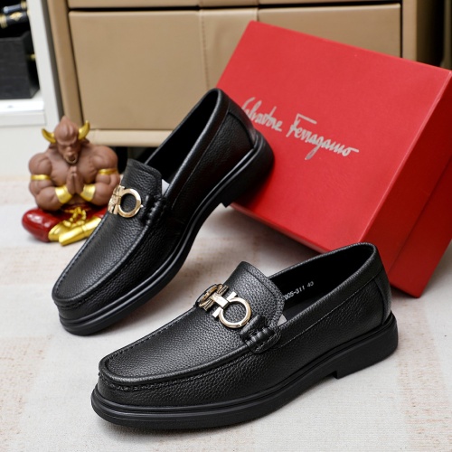 Replica Salvatore Ferragamo Leather Shoes For Men #1172787, $85.00 USD, [ITEM#1172787], Replica Salvatore Ferragamo Leather Shoes outlet from China