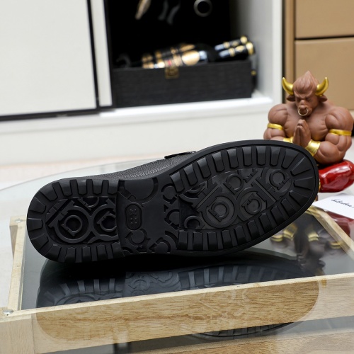 Replica Salvatore Ferragamo Leather Shoes For Men #1172787 $85.00 USD for Wholesale