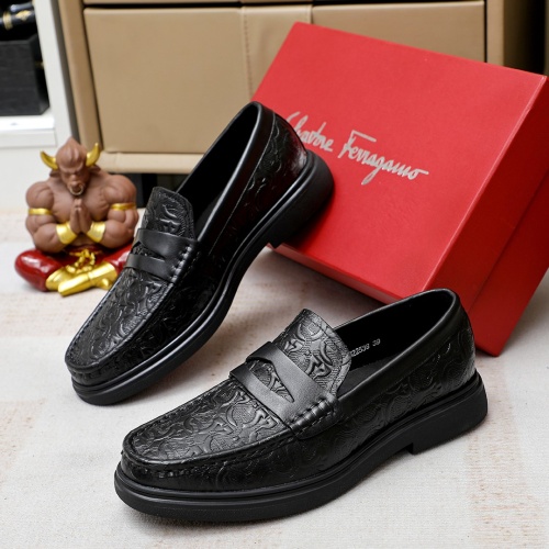 Replica Salvatore Ferragamo Leather Shoes For Men #1172804, $82.00 USD, [ITEM#1172804], Replica Salvatore Ferragamo Leather Shoes outlet from China