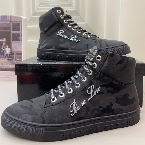 Replica Philipp Plein PP High Tops Shoes For Men #1172873, $80.00 USD, [ITEM#1172873], Replica Philipp Plein PP High Tops Shoes outlet from China