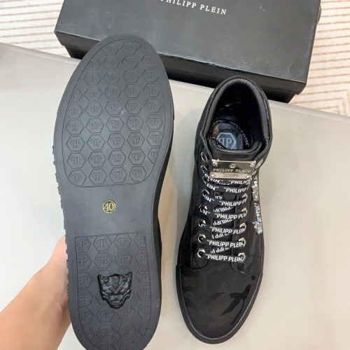 Replica Philipp Plein PP High Tops Shoes For Men #1172873 $80.00 USD for Wholesale