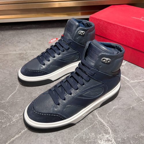 Replica Salvatore Ferragamo High Tops Shoes For Men #1172910, $132.00 USD, [ITEM#1172910], Replica Salvatore Ferragamo High Tops Shoes outlet from China