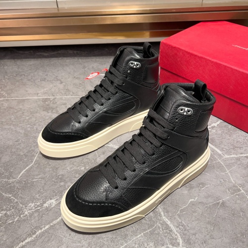 Replica Salvatore Ferragamo High Tops Shoes For Men #1172911, $132.00 USD, [ITEM#1172911], Replica Salvatore Ferragamo High Tops Shoes outlet from China