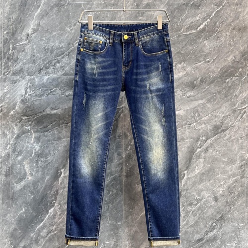 Replica LOEWE Jeans For Men #1173276 $82.00 USD for Wholesale