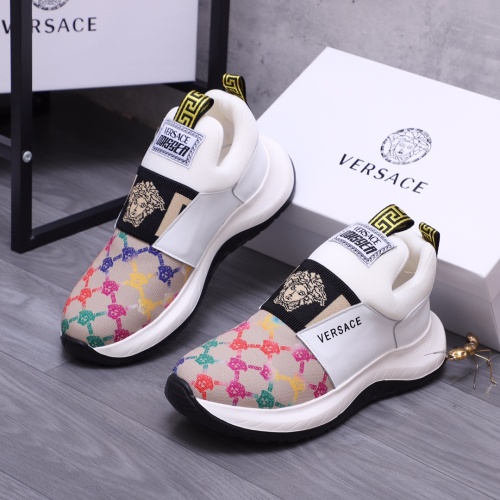 Replica Versace Casual Shoes For Men #1173365, $80.00 USD, [ITEM#1173365], Replica Versace Casual Shoes outlet from China