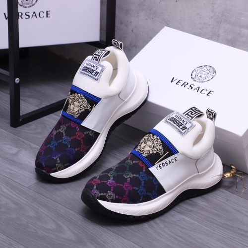 Replica Versace Casual Shoes For Men #1173366, $80.00 USD, [ITEM#1173366], Replica Versace Casual Shoes outlet from China