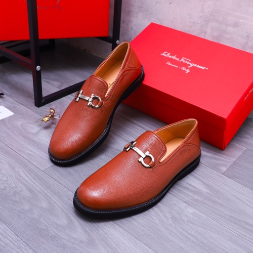 Replica Salvatore Ferragamo Leather Shoes For Men #1173482, $96.00 USD, [ITEM#1173482], Replica Salvatore Ferragamo Leather Shoes outlet from China