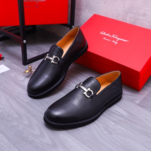 Replica Salvatore Ferragamo Leather Shoes For Men #1173485, $96.00 USD, [ITEM#1173485], Replica Salvatore Ferragamo Leather Shoes outlet from China
