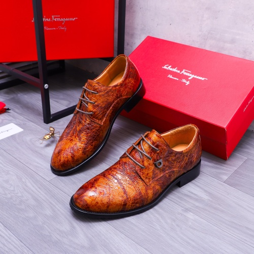 Replica Salvatore Ferragamo Leather Shoes For Men #1173487, $82.00 USD, [ITEM#1173487], Replica Salvatore Ferragamo Leather Shoes outlet from China