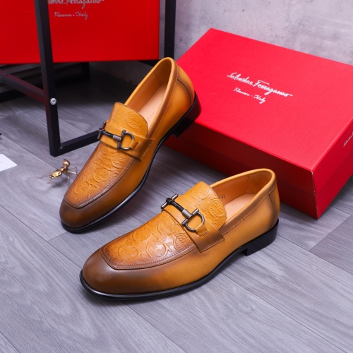 Replica Salvatore Ferragamo Leather Shoes For Men #1173489, $82.00 USD, [ITEM#1173489], Replica Salvatore Ferragamo Leather Shoes outlet from China