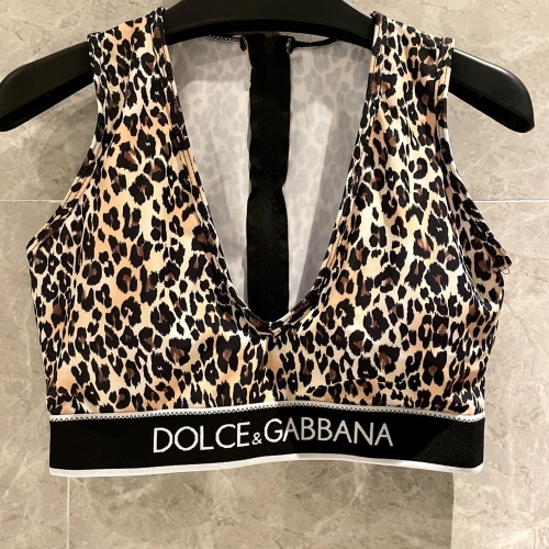 Replica Dolce & Gabbana D&G Yoga Tracksuits Sleeveless For Women #1173602 $72.00 USD for Wholesale