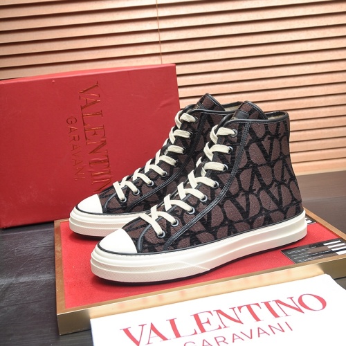 Replica Valentino High Tops Shoes For Men #1174056, $98.00 USD, [ITEM#1174056], Replica Valentino High Tops Shoes outlet from China