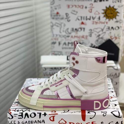 Replica D&G High Top Shoes For Women #1174084 $96.00 USD for Wholesale