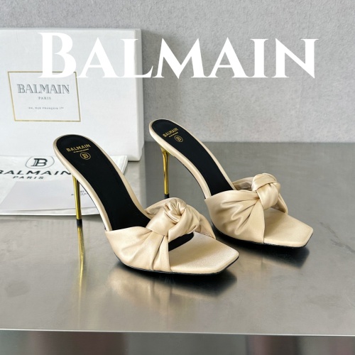 Replica Balmain Slippers For Women #1174271 $108.00 USD for Wholesale