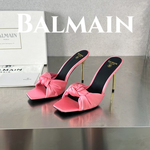 Replica Balmain Slippers For Women #1174272, $108.00 USD, [ITEM#1174272], Replica Balmain Slippers outlet from China