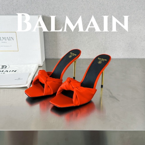 Replica Balmain Slippers For Women #1174273, $108.00 USD, [ITEM#1174273], Replica Balmain Slippers outlet from China